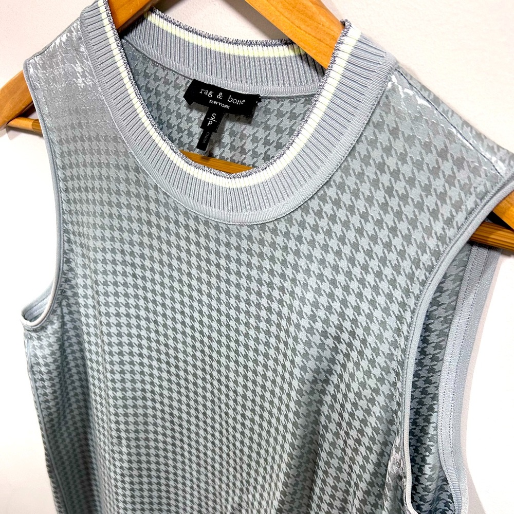 Rag & Bone Ali Tank - Dusty Blue - Size Small